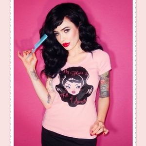 Vixen "My hair is full of secrets" shirt size M